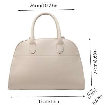 Versatile Women's PU Leather Tote Bag with Strap