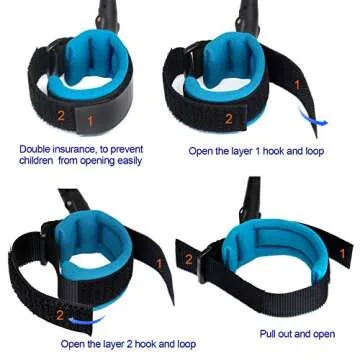 Blisstime Anti Lost Wrist Link for Children Safety