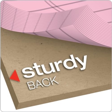 TOPS 5 x 8 Legal Pads 6 Pack, Pastel, Made in USA