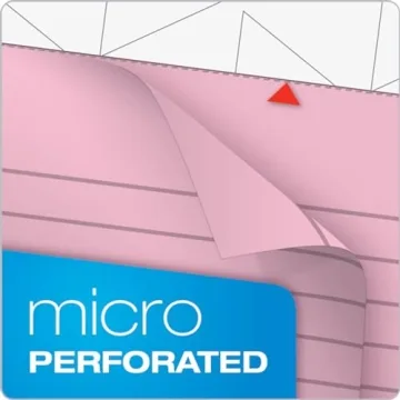 TOPS 5 x 8 Legal Pads 6 Pack, Pastel, Made in USA