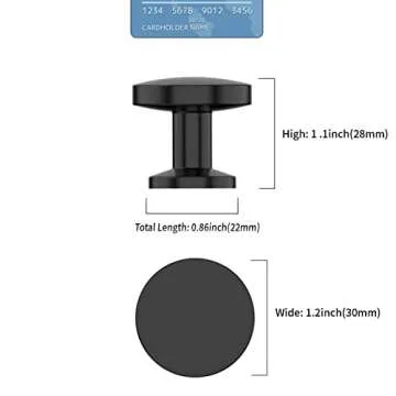 Stylish Matte Black Cabinet Knobs for Home Elegance