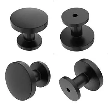 Stylish Matte Black Cabinet Knobs for Home Elegance
