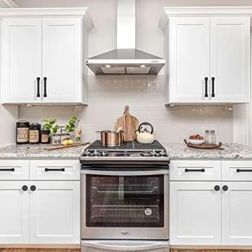 Stylish Matte Black Cabinet Knobs for Home Elegance