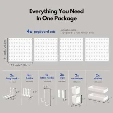 Keepo Pegboard Kit - Stylish Wall Organizer for All