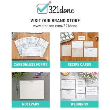 321Done Advice and Wishes for The Parents-to-Be Cards, Made in USA - 4x6 Tan, Fun Baby Shower Game Ideas, Gender Reveal Party Keepsake - Set of 50