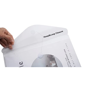 YESSART Clear Plastic Envelopes for Document Storage 20 Pack