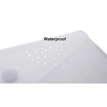 YESSART Clear Plastic Envelopes for Document Storage 20 Pack