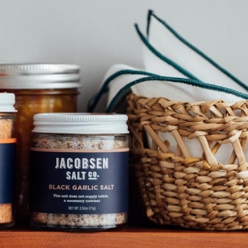 Gourmet Jacobsen Black Garlic Salt - Umami Seasoning