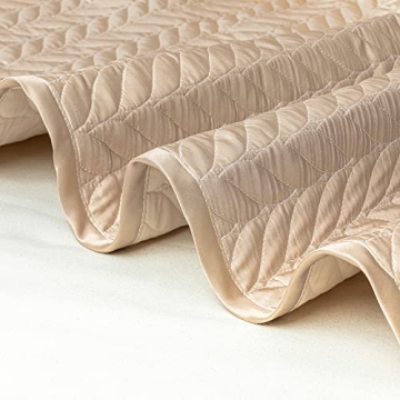 Whale Flotilla Silky Soft Satin Quilt Set for Luxury Comfort