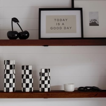 Stylish Checkered Vase for Unique Home Decor