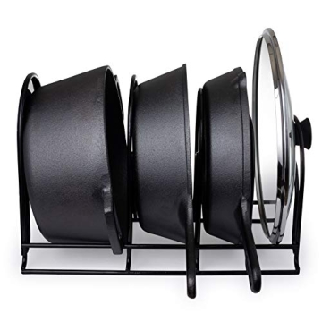 Cuisinel Heavy Duty Pots and Pans Organizer 5-Tier Rack