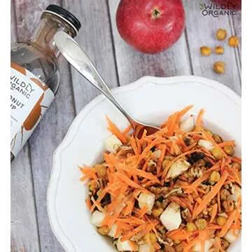 Wildly Organic Coconut Syrup 17.5 Oz - Organic Sweetener, Non-GMO, Kosher, Vegan, Buttery Caramel Flavor | Perfect for Smoothies, Coffee, & Baking