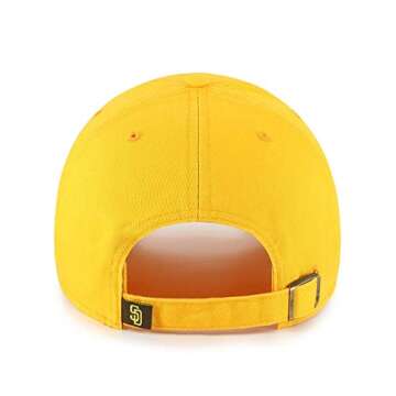 47 Brand MLB Alternate Color Primary Logo Clean Up Adjustable Baseball Cap Hat, Adult One Size Fits ...