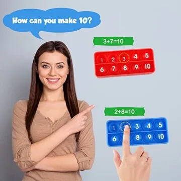 Aizweb Ten-Frame Counting Toys for Kids 3-5