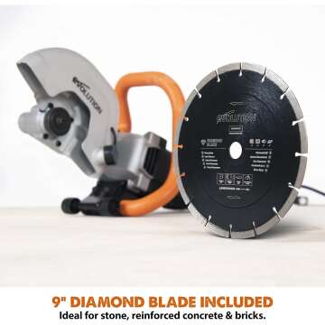 Evolution R230DCT Concrete Saw with 15A Motor
