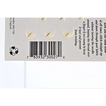 Twin Pointed Tapestry Needles - Size 22, 3-Pack for Seamless Crafting