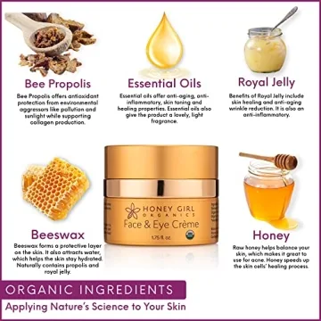 Honey Girl Organics Face & Eye Crème Organic Moisturizer