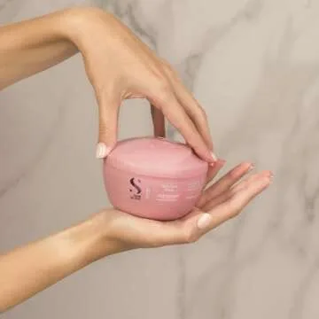 Alfaparf Milano Semi Di Lino Moisture Nutritive Hair Mask - Deep Conditioning Hair Repair Mask for Hydration & Shine - Sulfate, Paraben & Paraffin Free - Professional Quality Hair Care (6.76 oz)