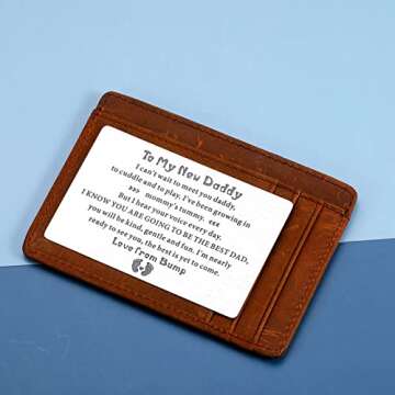 Dad to Be Gift Card for New Fathers - Heartwarming Keepsake