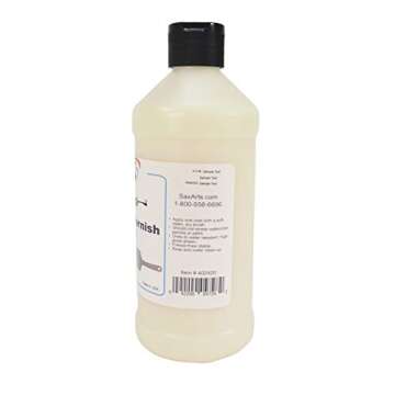 Sax 402420 True Flow Watercolor Varnish, High Gloss Sheen, 1 Pint, 16 Fl Oz (Pack of 1)