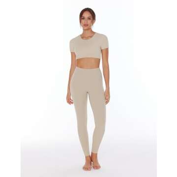 ENERBLOOM High Waisted Compression Yoga Leggings