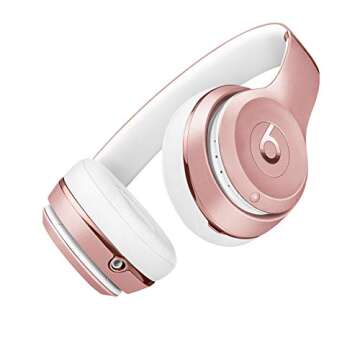 Beats Solo3 Wireless On-Ear Headphones - Apple W1 Headphone Chip, Class 1 Bluetooth, 40 Hours of Listening Time - Rose Gold (Previous Model)