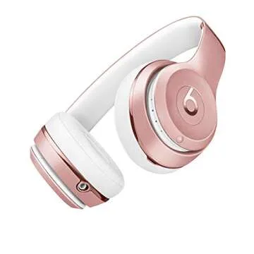 Beats Solo3 Wireless On-Ear Headphones - Apple W1 Headphone Chip, Class 1 Bluetooth, 40 Hours of Listening Time - Rose Gold (Previous Model)