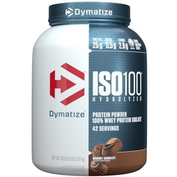 Dymatize ISO100 Hydrolyzed Protein Powder - 25g Protein, Gluten Free, Delicious Flavors