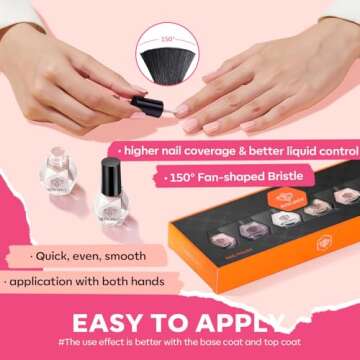 modelones Nail Polish Set 6 Colors Neutral Nude Nail Polish Skin Tones Collection Nude Pink Quick Dry Nail Polish Finger Nail Polish Bulk Manicure Diy Nail Art Salon Home Gift For Women Girl