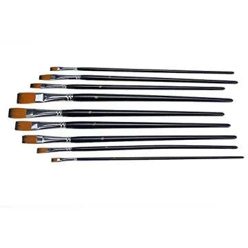 Marrywindix 9pcs Art Brush Set for All Painting Styles