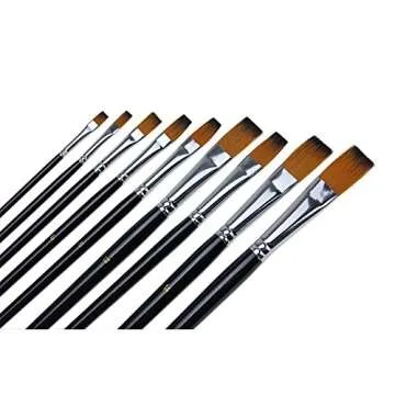 Marrywindix 9pcs Art Brush Set for All Painting Styles
