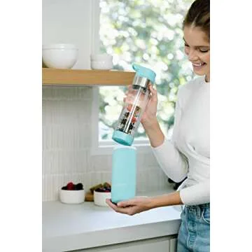 Infusion Pro Water Bottle 24 oz with Straw & Infuser