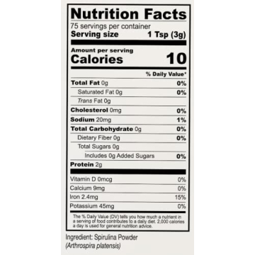 Anthony's Spirulina Powder - Protein-Rich Superfood