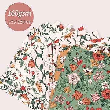 6x6” 160gsm Scrapbooking Paper Pad for Creative Projects