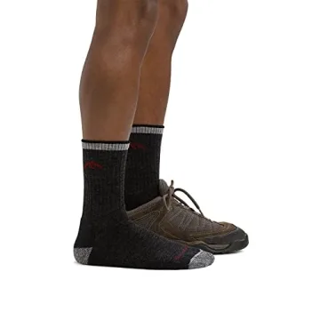 Darn Tough Merino Wool Micro Crew Socks Cushion Black