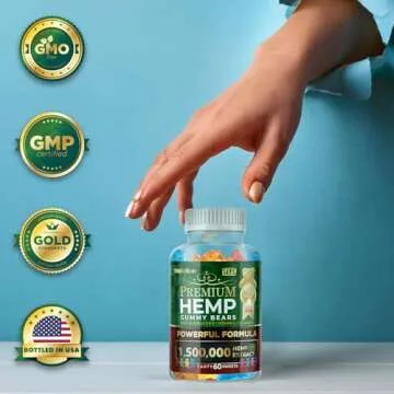 WELLUTION Hemp Gummies - 1500000 MCG Natural Relaxation