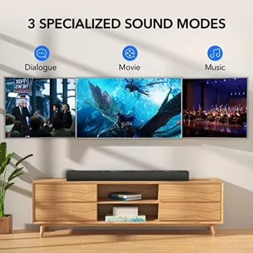 LARKSOUND 31 Inch TV Sound Bar Bluetooth HDMI ARC Optical AUX USB