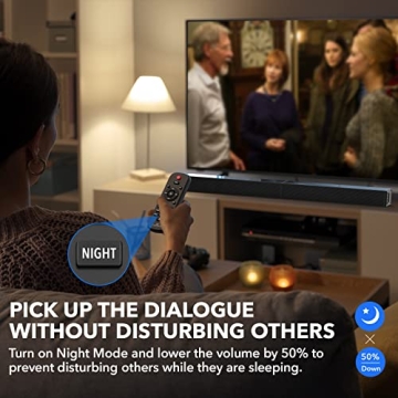 LARKSOUND 31 Inch TV Sound Bar Bluetooth HDMI ARC Optical AUX USB