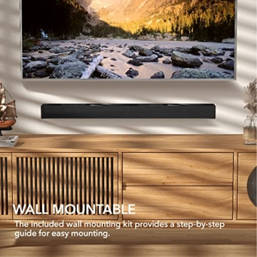 LARKSOUND 31 Inch TV Sound Bar Bluetooth HDMI ARC Optical AUX USB