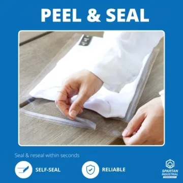 Spartan 9x12 Resealable Cello Bags, 200 Count - Durable & Clear