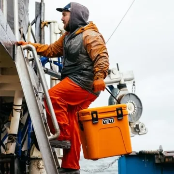 YETI Roadie 24 Hard Cooler in King Crab Orange