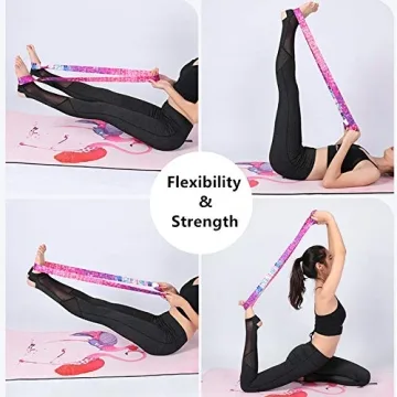 YOGAER Yoga Mat Carrier Strap for Easy Transport and Stretching