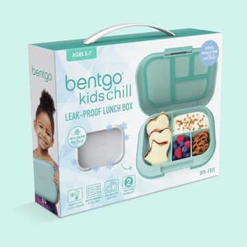 Leak-Proof Bento Lunch Box for Kids with Ice Pack