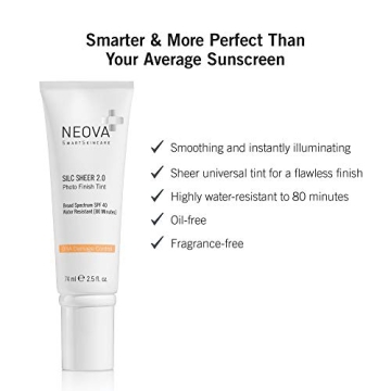NEOVA Silc Sheer Tinted Sunscreen SPF 40 - All Day Protection