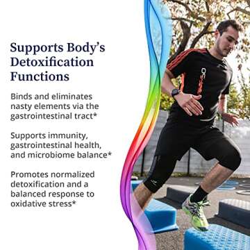 BioPure ZeoBind – 100% Natural Mineral Blend of Clinoptilolite and Mordenite Powder That Detoxes and Cleanses The Body to Support Immunity, Gastrointestinal Health, and Microbiome Balance – 200g