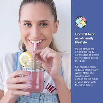 Flyby Portable Reusable Drinking Straws - Eco-friendly & Stylish