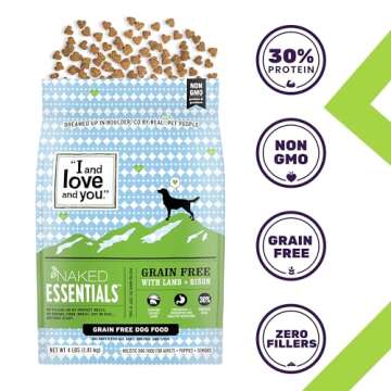 I and love and you Naked Essentials Dog Food - Lamb & Bison
