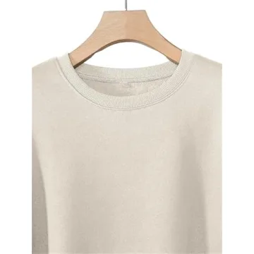 ZLXBLYYMZ Women's Teacher Pullover Fleece Lined Sweatshirt