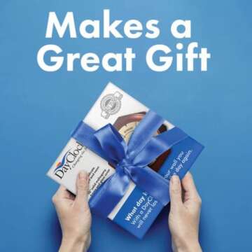 DayClocks Classic Day of The Week Wall Clock with Solid Wood Frame – Calendar Day Clock – Ideal Retirement Gift for Men & Women – Mahogany, 10"