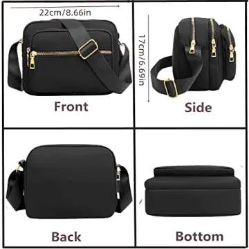 Trendy Small Nylon Crossbody Bags for Women - Perfect for Daily Use!